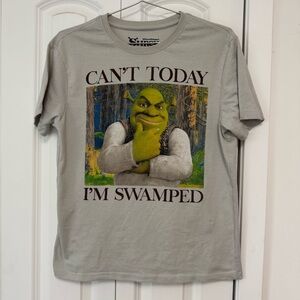 Can’t today I’m swamped Shrek T shirt
